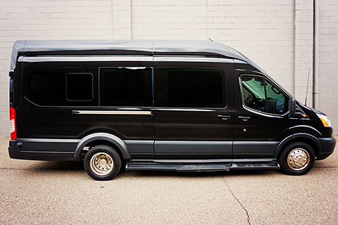 Limo bus, Monterey, CA