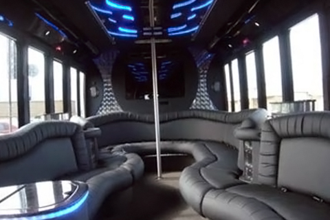 Modern interior desing in limousines