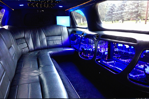 Leather seating in all Limousines